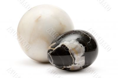 Two Marble Balls