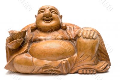 Graven Wooden Buddha