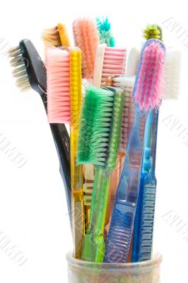 Colored Toothbrushes