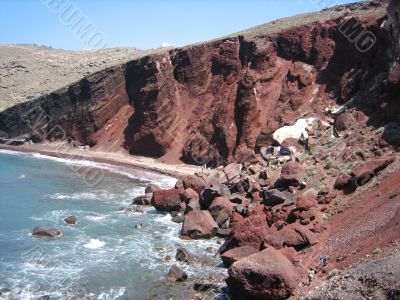 Red Beach, Santorini