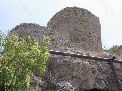 Crimea, Balaklava, medieval fortress of Chembalo
