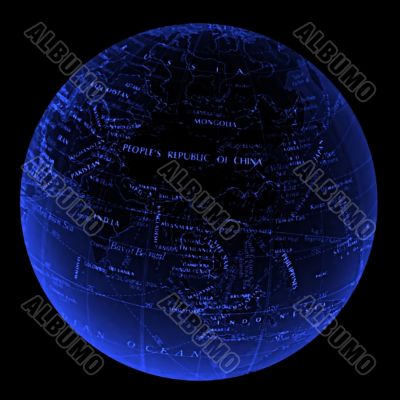 globe world asia