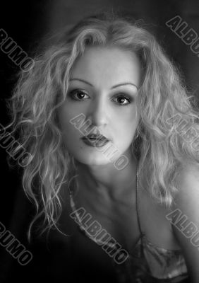 Portrait of the beautiful girl