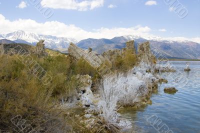 Tufa formations at Mono Lake