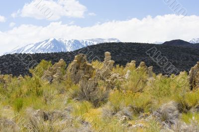Tufa formations at Mono Lake