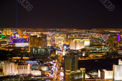 Las Vegas, Nevada, at night
