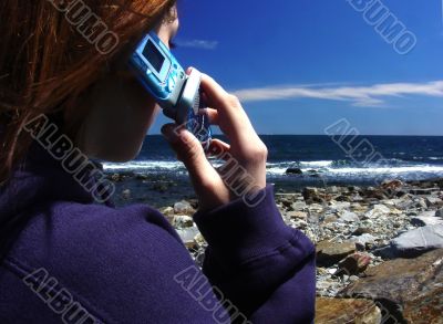 Girl with Cell Phone