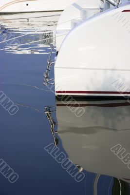 Boat reflections