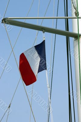 Flag on boat