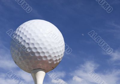 Golfing sky