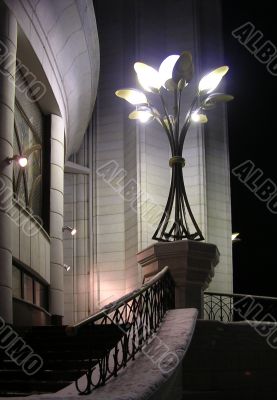 Russia, Kazan, Kul Sharif mosque, entrance.