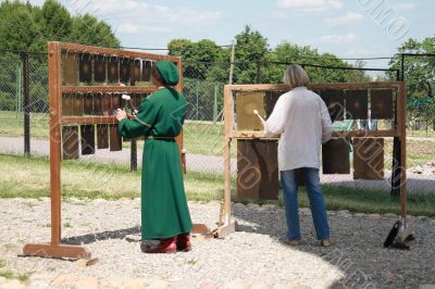 Russia, Moscow, musicians in manor Kolomna