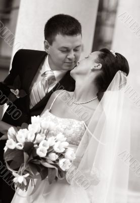 Newly-married couple