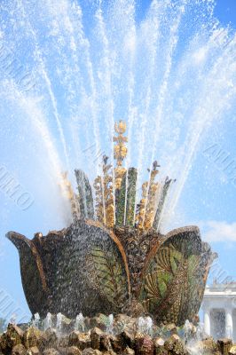 Fragment of a fountain the Stone Flower