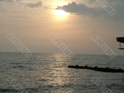 Call  of the sun on the sea