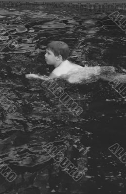 Boy Swimming