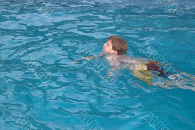 Boy Swimming