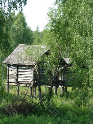 Museum of wooden architecture. Baths