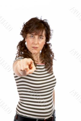 Pointing by finger