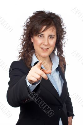 Pointing by finger