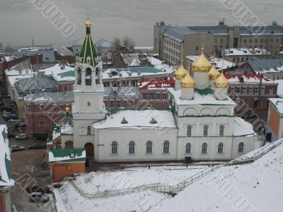 Nizhny Novgorod, top view