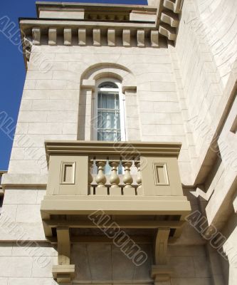 Balcony on a Victorian Castle