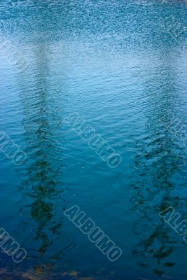 Abstract water reflection