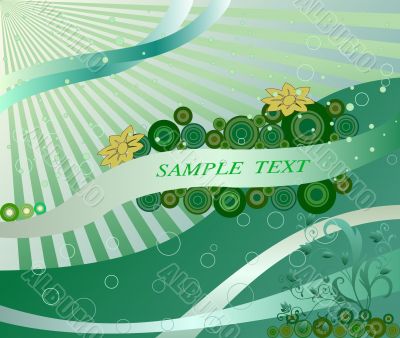 Abstract  floral background  - vector