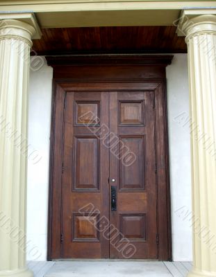 Big Wooden Castle Doors