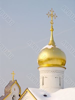 Gold dome of church