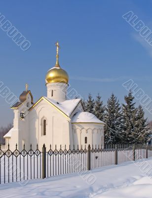 Church in the winter