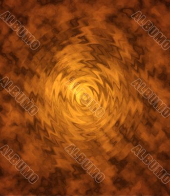 Rotating fiery background