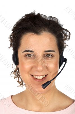 Customer support girl
