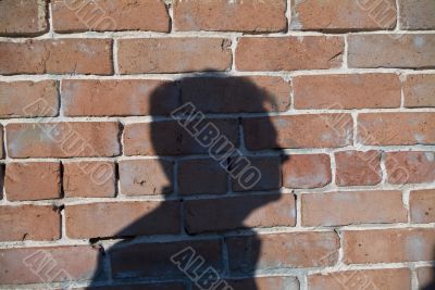 Silhouette on Brick