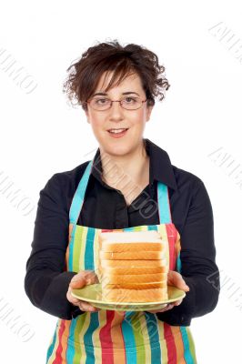 Some slices of bread