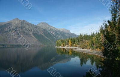 Autumn reflections, Lake McDonald