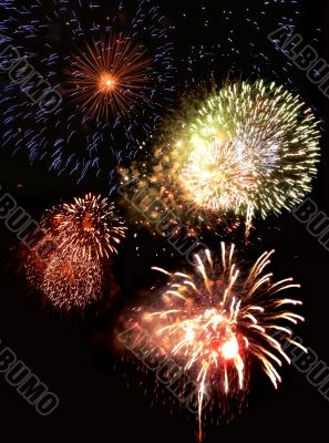 fireworks display