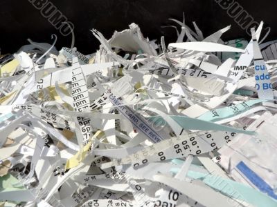shredded paper