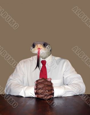 businessman - dishonest