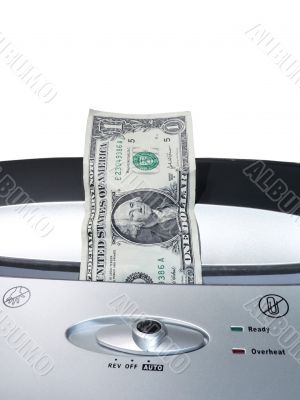 dollar bill shredding 2