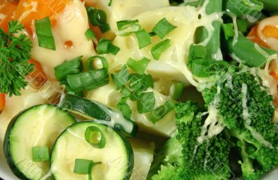 Diced Vegetables With Cheese