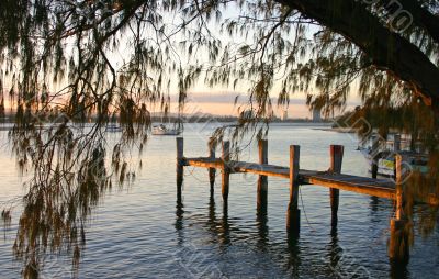 Jetty At Sunset
