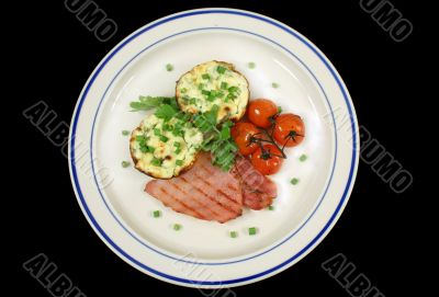 Ricotta And Bacon Breakfast 1