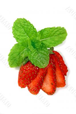 Strawberries With Mint
