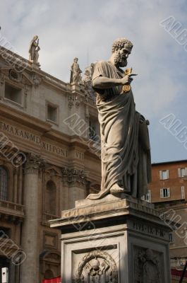 Statue of St. Peter with Keys
