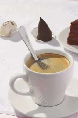 at the cafeteria