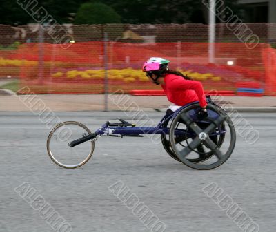 Racer in Red