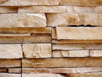 Stacked Stone Wall