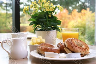 Breakfast Series - Bagels and Coffee