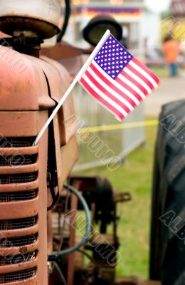 Antique tractor